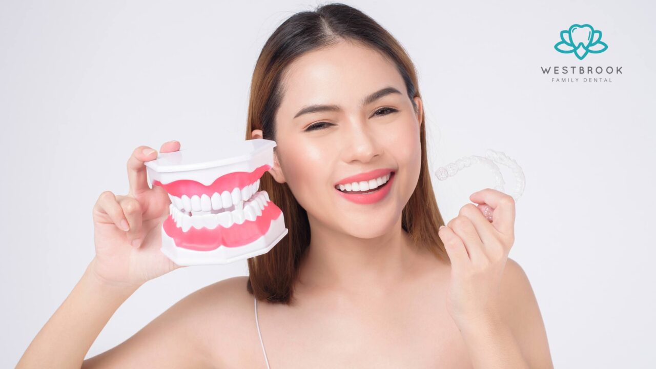 Invisalign on teeth