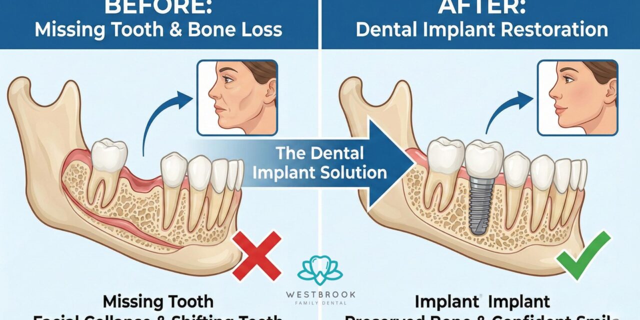 The Hidden Cost of a Missing Tooth: Facial Collapse, Bone Loss, and Why Dental Implants Are the Only True Fix